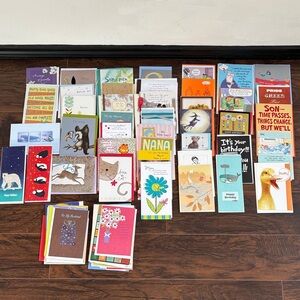 🆕90 Piece Greeting Card Lot, All Occasions